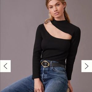 Anthropologie Cut Out Top size XXS